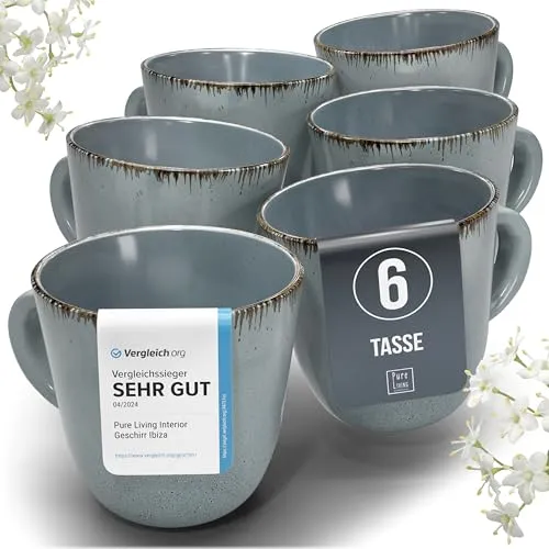 Kaffee- & Teebecher Blau von PURE LIVING INTERIOR DESIGN