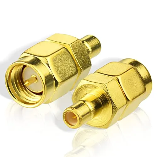 Eightwood DAB+ Antenne Adapter SMA Stecker auf SMB Buchse 2 Stücke für Car Satellite Sirius XM DAB Radio Antenna Aerial Pigtail Kabel MEHRWEG