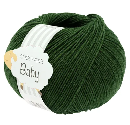 LANA GROSSA COOL WOOL BABY Häkelwolle, 220 m (besonders geeignet für Babystricksachen), 50 g