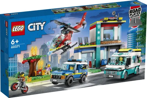 LEGO CITY Hauptquartier der Rettungsfahrzeuge 60371