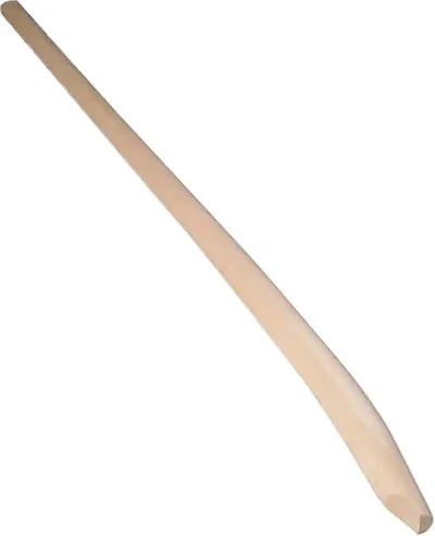 Schaufelstiel DIN 20151 - 1.300 mm, aus hochwertiger Esche mit gebogener Form und Rundkopf für optimale Handhabung