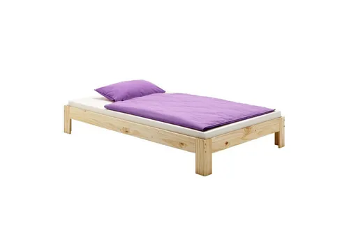 IDIMEX Futonbett THOMAS - Massives Kiefernbett für Einzel- und Doppelbenutzung - Stilvolles Futonbett aus massivem Kiefernholz, ideal für Schlafzimmer und Gästezimmer. Mit einer Liegefläche von 140 cm x 200 cm bietet es optimalen Komfort und Langlebigkeit.