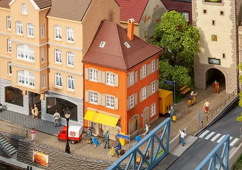 Faller 130617 Spur H0 - Eckhaus mit Post NEU und OVP