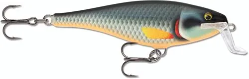 Rapala - Super Shad Rap Angelköder - Angelzubehör mit Balsakörper - Süßwasser Spinnköder - Lauftiefe 1.5-2.7m - Fischköder 14cm, 45g - Hergestellt in Estland - Halloween