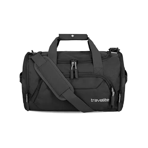travelite Kick Off Reisetasche Handgepäck - Reisetasche für Urlaub und Sport, leicht und robust, mit praktischem Schuh- oder Nassfach, ideal für IATA-Handgepäck, 23 Liter Volumen.