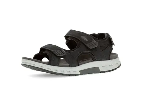Pius Gabor Herren Trekkingsandalen - Wanderschuhe mit 3-fach Klettverschluss aus zertifiziertem Leder, ideal für Outdoor-Aktivitäten und komfortable Abenteuer im Sommer.