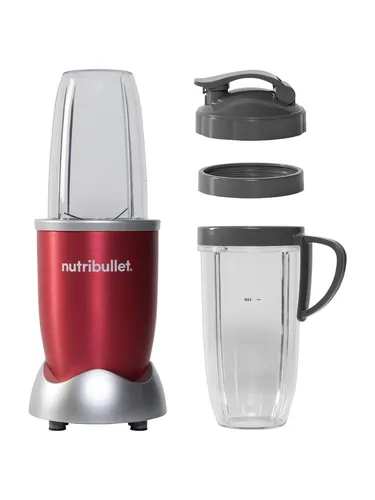 Nutribullet NB907R Standmixer 900W - Küchengeräte und Zubehör, leistungsstarker 900W Mixer mit 946ml und 710ml Bechern für gesunde Smoothies und Shakes in Sekundenschnelle.
