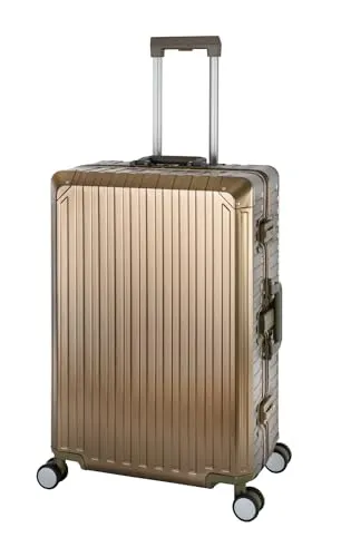 Travelhouse Aluminium Reisekoffer Tokyo 72cm in gold von Travelhouse