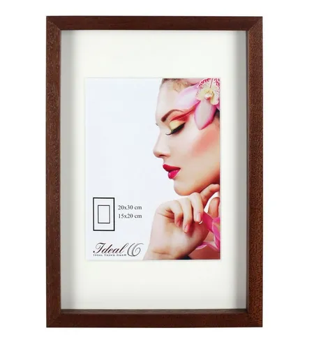 IDEAL TREND Bilderrahmen 3D Objektrahmen Holz Bilderrahmen Shirt Trikot Wanddeko Rahmen Collage