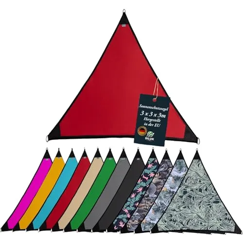 FREIGARTEN.DE Sonnensegel Wasserdicht 3m x 3m