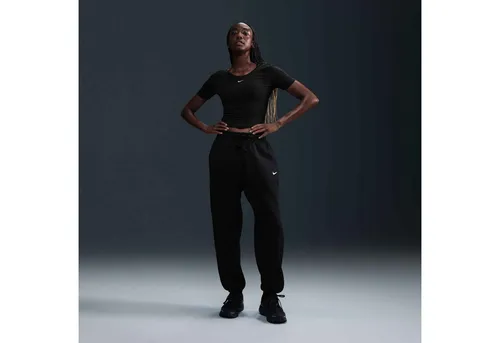 Nike Sportswear Sporthose W NSW PHNX FLC HR OS PANT 2 - Bequeme Sporthose in Schwarz XXL - Hochwertige Sporthose aus weichem Material, ideal für Sport und Freizeit. Die lockere Passform und der elastische Bund sorgen für optimalen Tragekomfort.