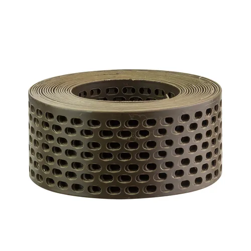 STABILO Befestigungstechnik Vogelschutzgitter 5m x 50mm braun – Lüftungsgitterband, Traufgitter, Lüftungsband – wetterfest, flexibel, UV-beständig – Dach, Traufe, Belüftung, Insektenschutz 777120
