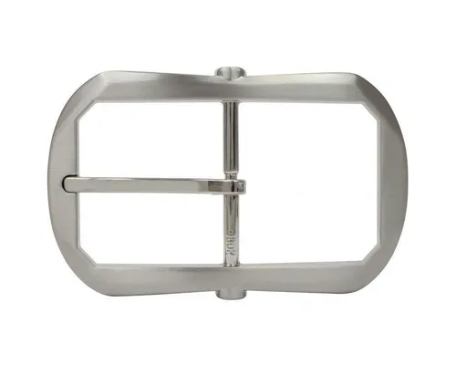 BELTINGER Gürtelschnalle Delux Double 4,0 cm in silber von BELTINGER