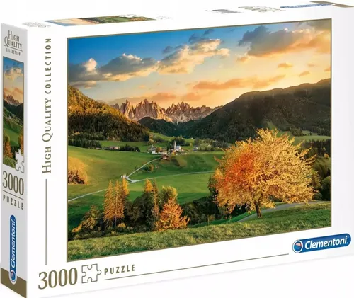 Puzzle 3000 elementów. High Quality Collection. Alpy Clementoni 8005125335459