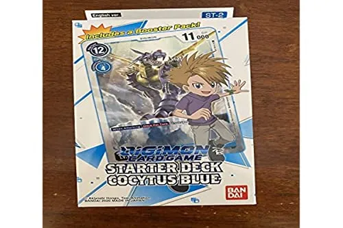 Digimon Kartenspiel: Starter Deck - Cocytus Blue ST-2, strategisches Deck mit Gabumon für spannende Duelle, ideal für 2 Spieler ab 6 Jahren