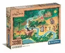 Puzzle 1000 Compact Story Maps The Hungle book Clementoni 8005125398133