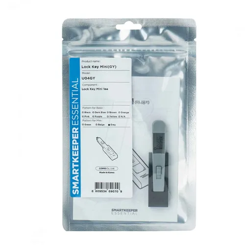 SmartKeeper Mini Schlüssel grau - Küchengroßgeräte-Ersatzteile, kompakter und sicherer Schlüsselhalter in Grau für die optimale Organisation und Sicherheit Ihrer Schlüssel.