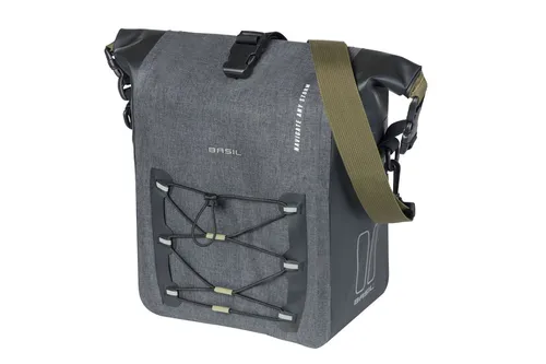 Basil Tasche Schwarz 34x28x19 cm - Fahrradtaschen mit hoher Qualität, optimaler Passform und Langlebigkeit – ideal für vielseitige Nutzung beim Radfahren.