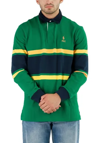 POLO RALPH LAUREN Rugby Polo Shirt Retro Sweater Sweatshirt Jumper Pullover XXL
