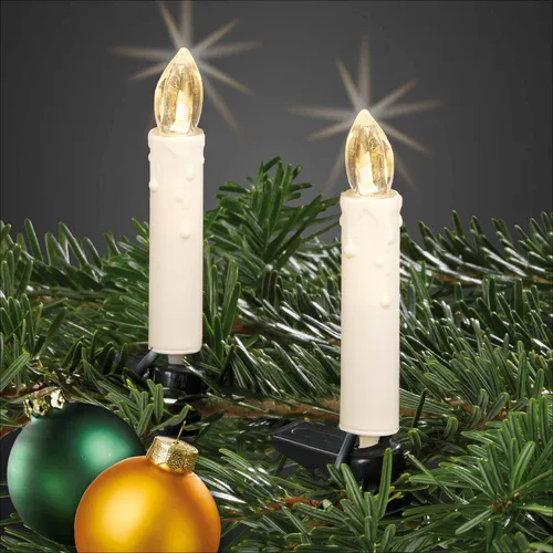 LED Lichterkette Weihnachtsbaum 30 warmweiße LEDs 8,7m