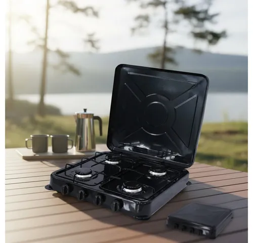 Mucola Gaskocher 4-flammig Campingkocher