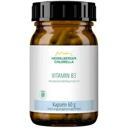 Vitamin B3 Nicotinamid Kapseln - Nahrungsergänzungsmittel für einen gesunden Energiestoffwechsel und die Erhaltung gesunder Haut – ideal zur Unterstützung des Nervensystems und zur Verringerung von Müdigkeit.