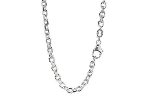 NKlaus 42cm Ankerkette aus 925 Silber - Elegante Halskette für Damen - Ketten für Damen, aus hochwertigem 925 Sterling Silber gefertigt, bietet zeitlose Eleganz und ist ideal für den täglichen Gebrauch.