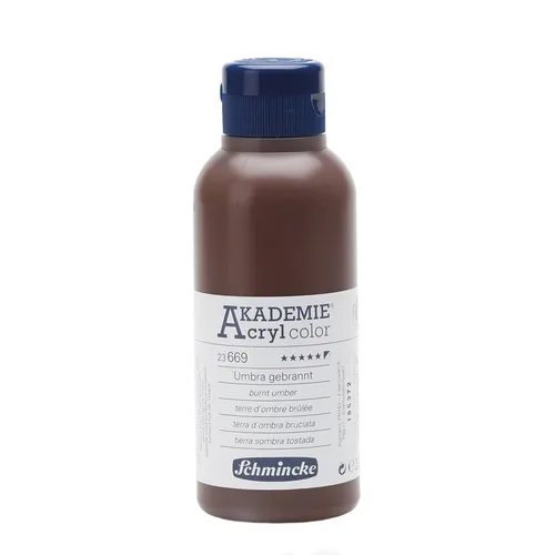 Schmincke 250ml AKADEMIE Acryl Umbra gebrannt Acryl 23 669 027 65,36€/1l
