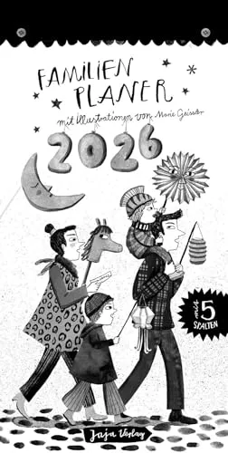 Familienplaner 2026 - Praktischer Familienplaner für 2026, ideal zur Organisation von Terminen und Aktivitäten für die ganze Familie.
