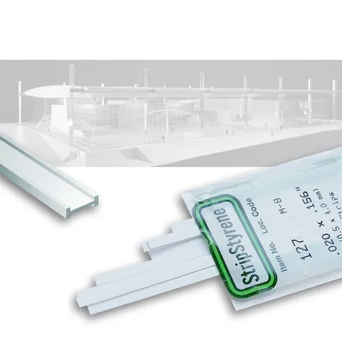  Evergreen I-Profil 4,8 x 2,4 mm Nr. 276, 3 Stück, Länge 355 mm 5,09€/m