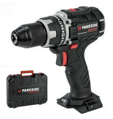 PARKSIDE PERFORMANCE® Akku-Bohrschrauber 20 V PABSP 20 Li - Leistungsstarker Akkubohrschrauber mit bürstenlosem Motor, ideal für präzise Arbeiten im Heimwerkerbereich. Flexibel einsetzbar für verschiedene Materialien.