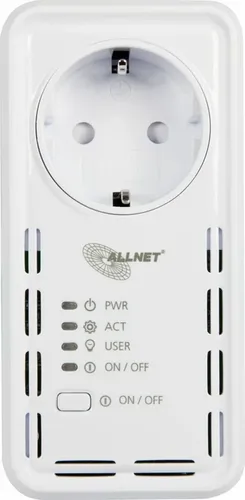 Allnet ALL3073V2WLAN Wi-Fi Steckdose Innenbereich - Externe Festplatten mit WLAN-Funktion, ideal zur Fernsteuerung elektrischer Geräte über das Netzwerk – einfach und plattformunabhängig per Webbrowser bedienen.