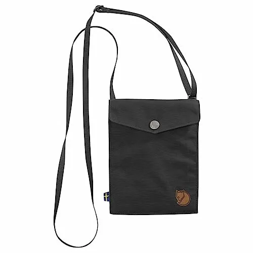 Fjällräven Pocket Umhängetasche schwarz - Praktische Umhängetasche für Wertsachen in Schwarz, perfekt für Freizeitaktivitäten. Hergestellt aus robustem 65% Polyester und 35% Baumwolle. Ideal für unterwegs!