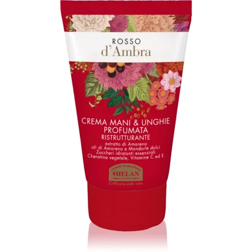 Helan Rosso d'Ambra Scented Hands & Nails Cream feuchtigkeitsspendende Creme für die Hände 50 ml