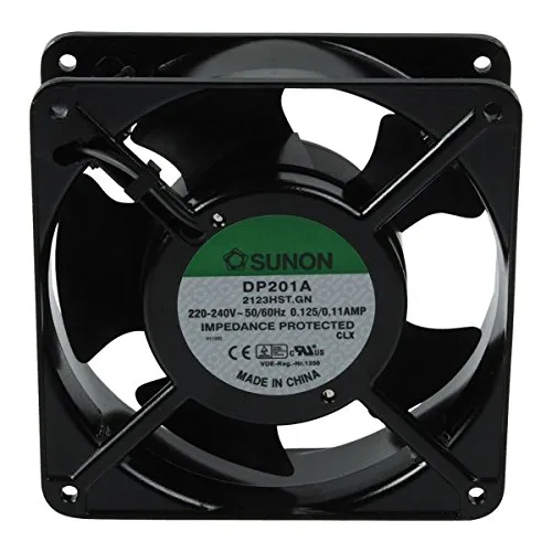 Produktbild SUNON DP201A Axiallüfter (230 V/AC, 120 mm x 120 mm x 38 mm) schwarz