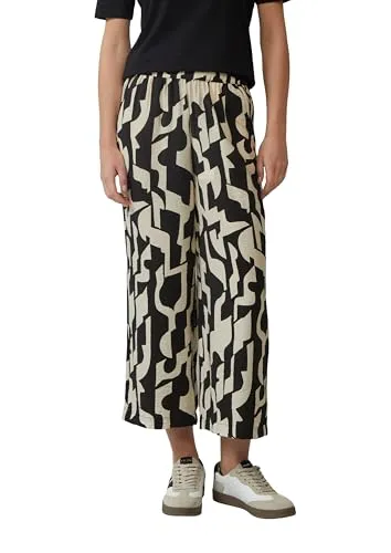 s.Oliver Cullotte - Damen-Hosen, modische Cullotte mit lässigem Schnitt für einen entspannten Look.