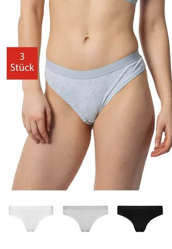 Snocks Brazilian Slip Damen aus Bio-Baumwolle - 3er Pack mit perfekter Passform - Funktionsunterwäsche aus Bio-Baumwolle für ein angenehmes Tragegefühl ohne einschneidendes Gummiband, ideal für den täglichen Gebrauch.