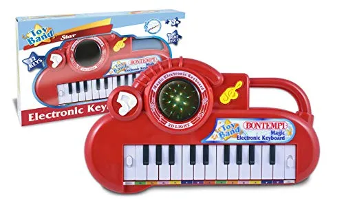 Bontempi 12 2230 Elektronik-Tisch-Keyboard mit 22 Tasten, 34 x18 x 4 cm
