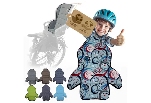 BambiniWelt by Rafael K. Fahrradkindersitz Ersatzbezug Sitzkissen für Fahrradsitz kompatibel mit Römer Jockey M3, ab: 9 Monate, bis: 5 Jahre