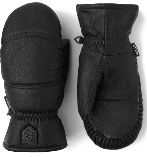 Hestra Leather Box Fäustling Black 25/26 | Größe 7