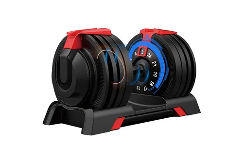 DH FitLife verstellbare Hanteln (3 bis 24 KG) – 12 in 1 - Vielseitige Hanteln mit 12 Gewichtsstufen, perfekt für individuelles Training. Kompakt und einfach zu handhaben, ideal für Zuhause oder im Fitnessstudio.