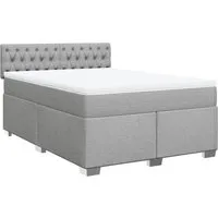 vidaXL Boxspringbett mit Matratze 140x190 cm von vidaXL
