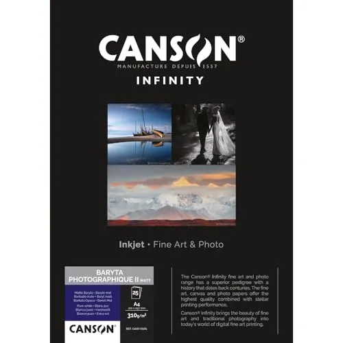 Canson Infinity Baryta Matt Box A4 25H 310g von Canson