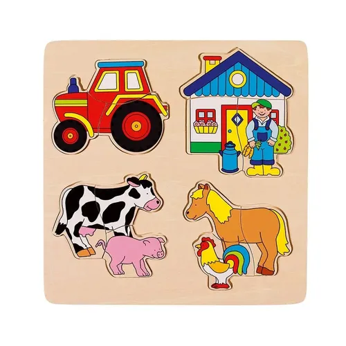 Einlegepuzzle Bauernhof