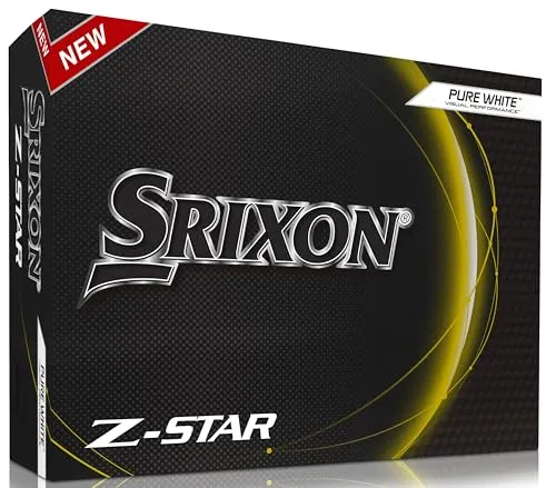 Srixon Z Star 8 - Dutzend Premium Golfbälle - Tour-Level - Leistung - 4 Schachteln à 3 Stück - PremiumGolfzubehör und Golfgeschenke