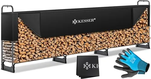 KESSER® Kaminholzregal Metall von Kesser