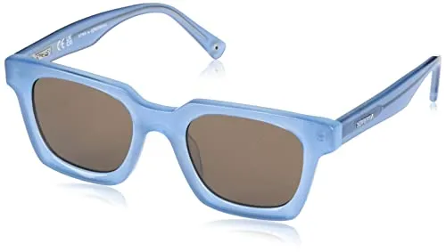 STING Unisex SST476 Sonnenbrille, AZURE TOP+SHINY OPAL AZURE, 49