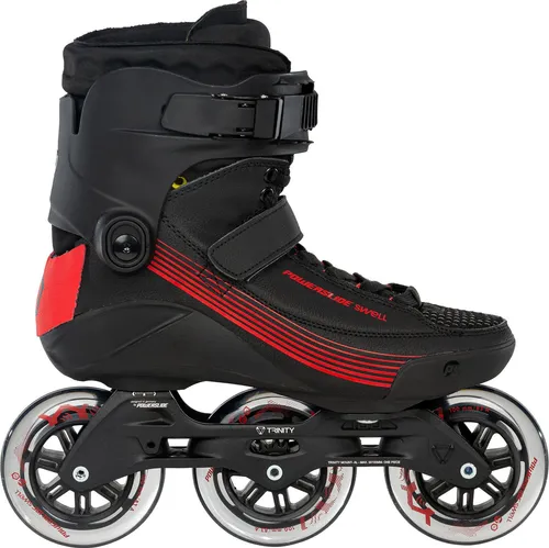 Powerslide Unisex Inline-Skate Swell Black 100 3D Adapt Fitness-Inliner Abec 7 38