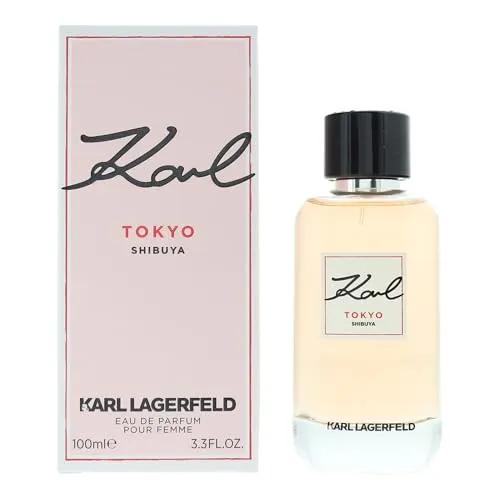 Karl Lagerfeld Kl Tokyo Femme Eau De Parfum 100ml - Damenduft mit blumigen und holzigen Noten, inspiriert von Tokios Shibuya. Ein moderner, eleganter Duft, der Weiblichkeit und Selbstbewusstsein ausstrahlt.