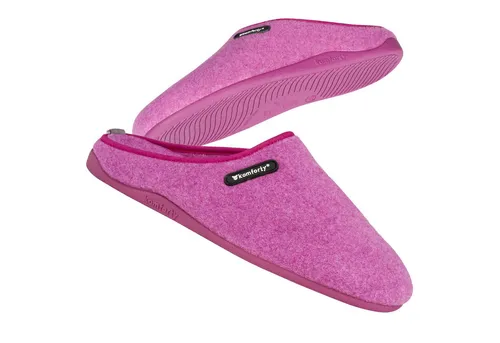 Komforty Hausschuhe für Damen & Herren - Rutschfeste Wolle Pantoffeln - Damen-Hausschuhe aus atmungsaktiver Wolle, rutschfeste Sohle für drinnen & draußen, immer warme Füße und umweltfreundlich!